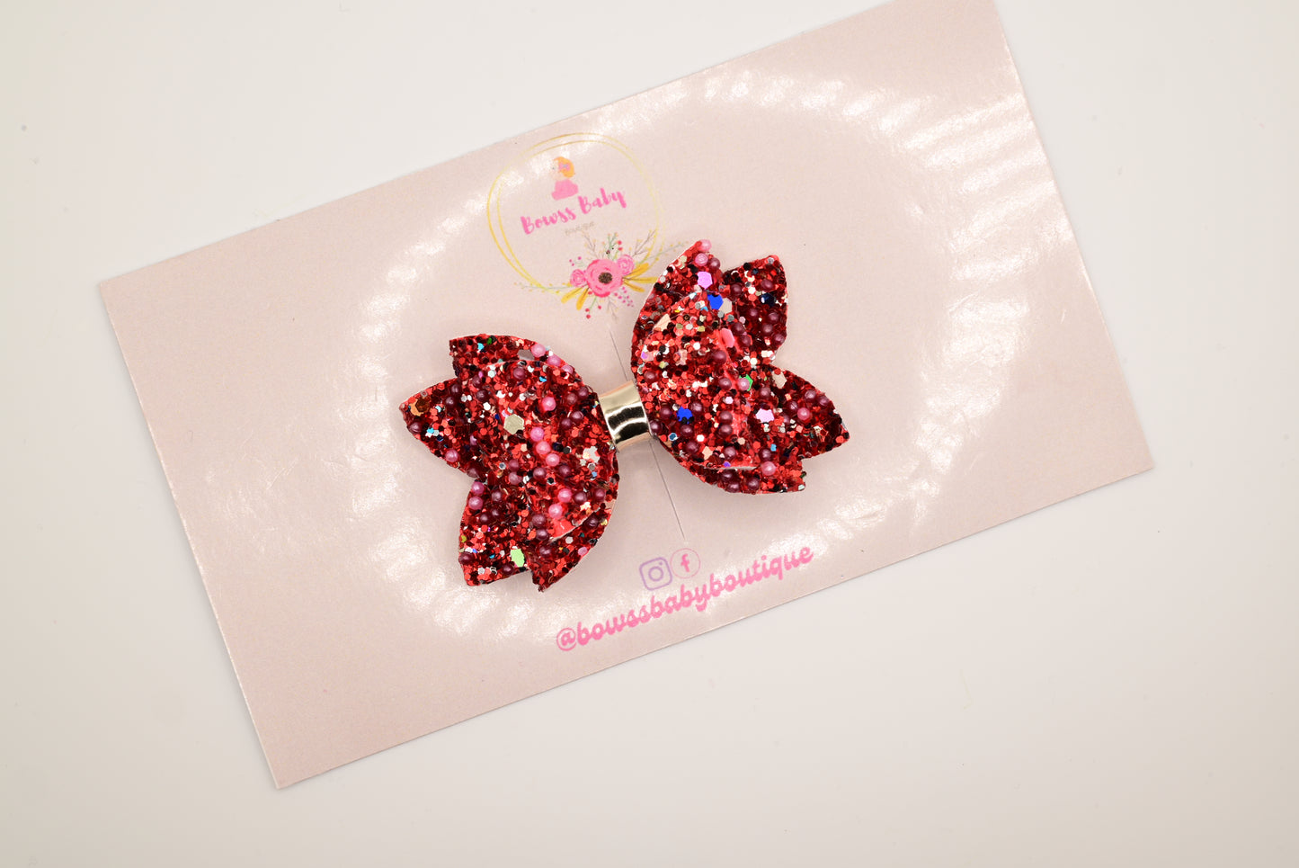 Glitter bows