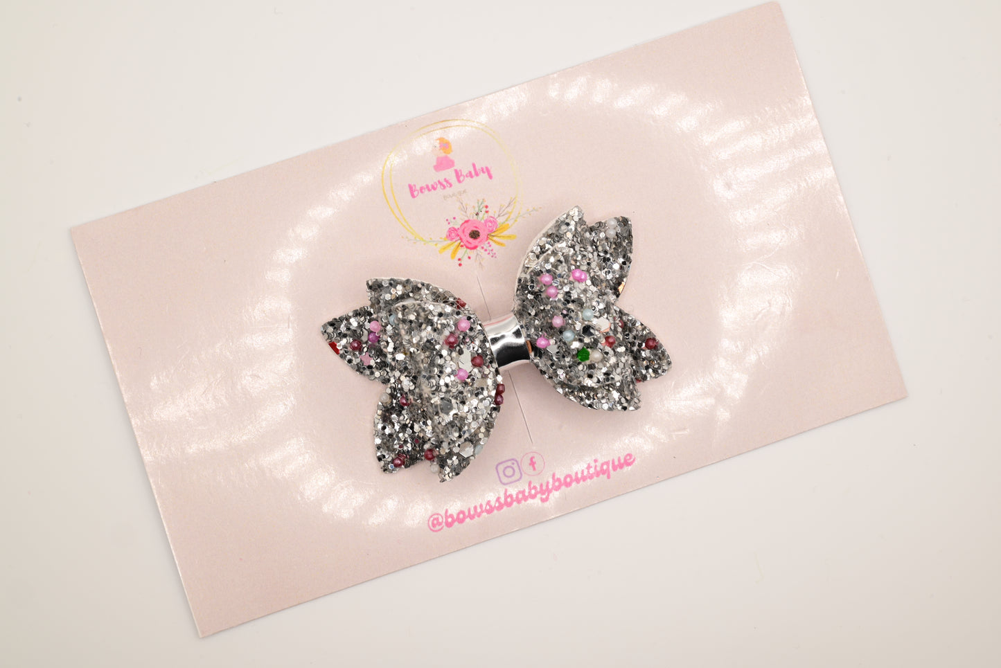 Glitter bows