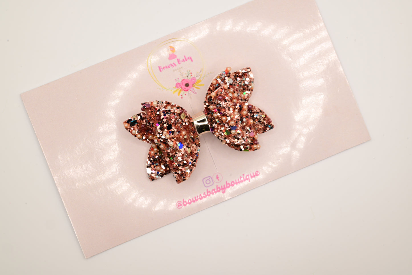 Glitter bows