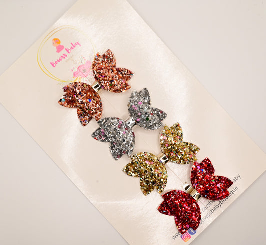 Glitter bows