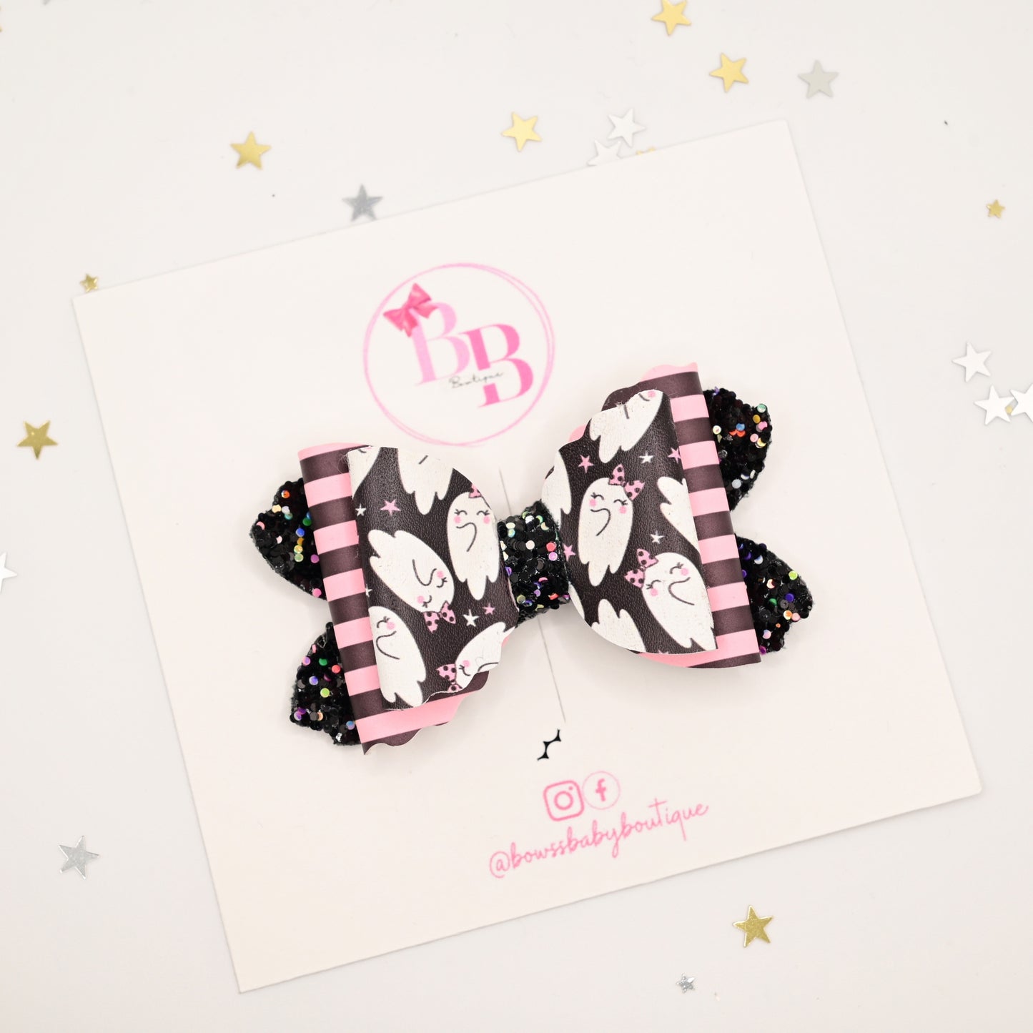 Girly ghost stripes- SALE