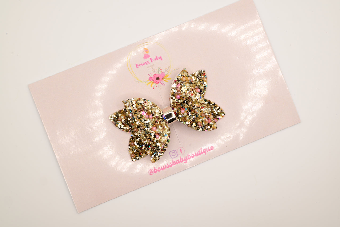 Glitter bows