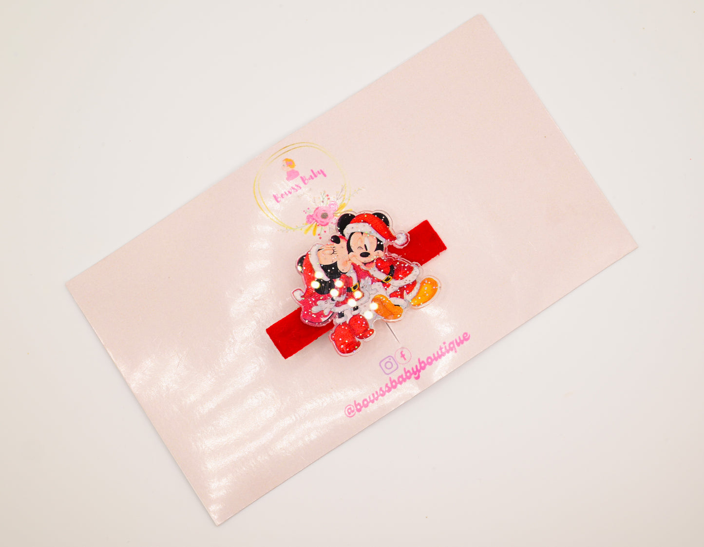 Christmas hair clips-shakers