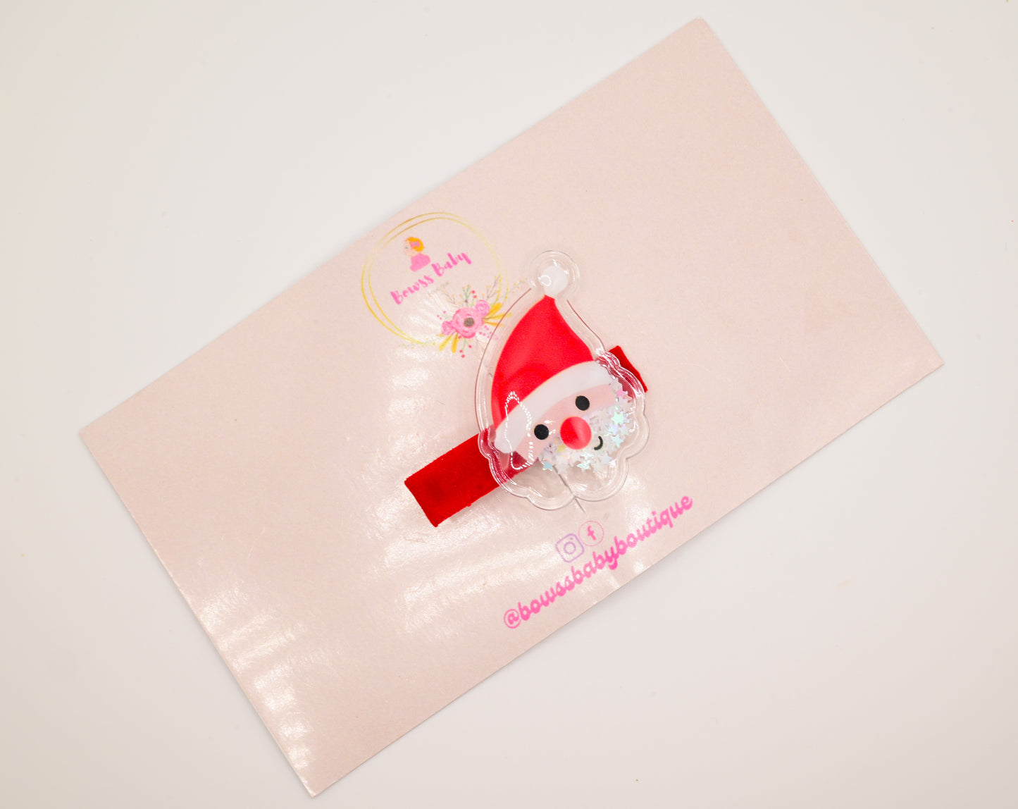 Christmas hair clips-shakers