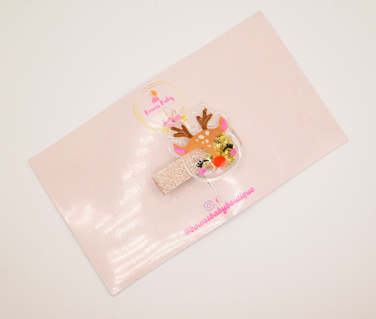 Christmas hair clips-shakers