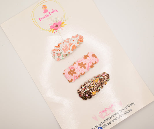 Gingerbread-Snap clips