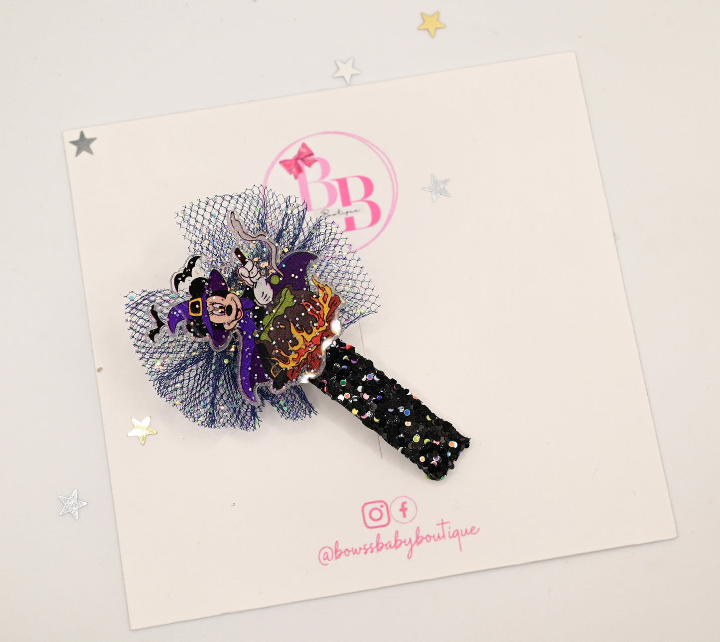 Flying witch~ Hair clip-SALE