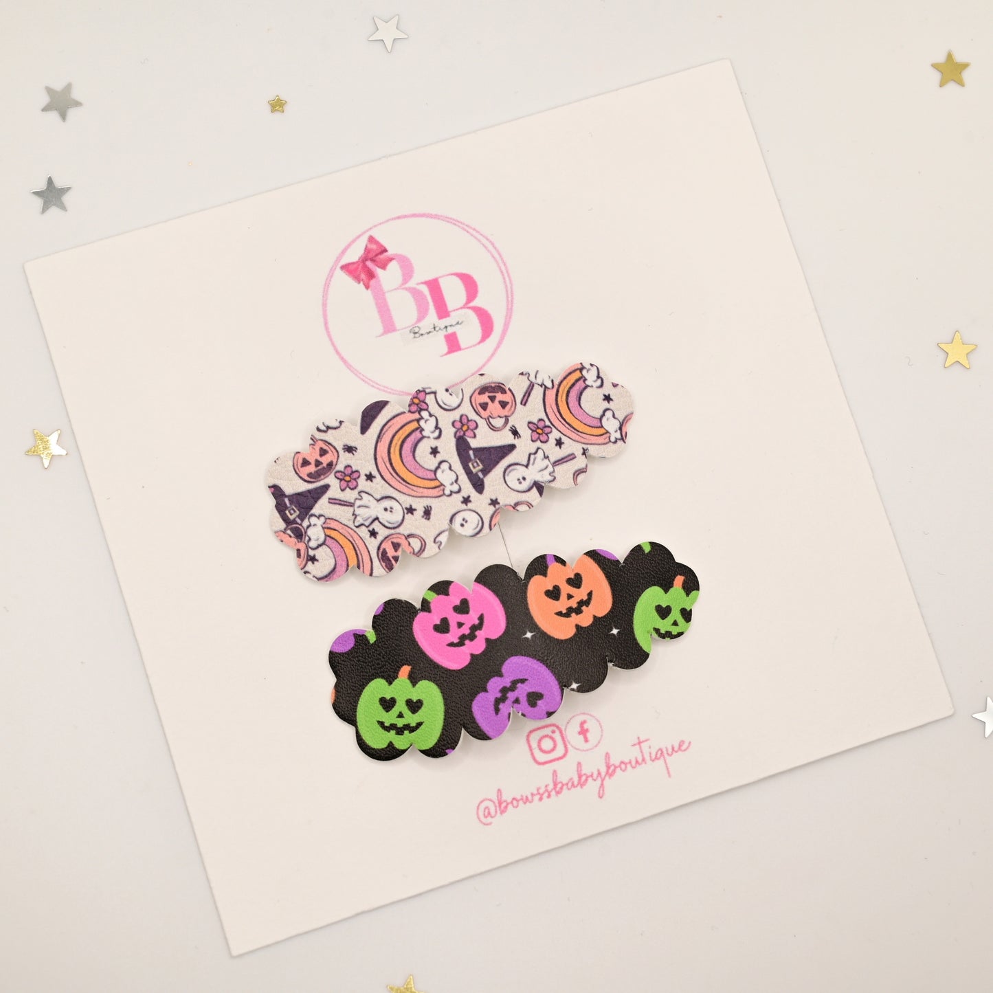 Pumpkins- 2" Snap Clips