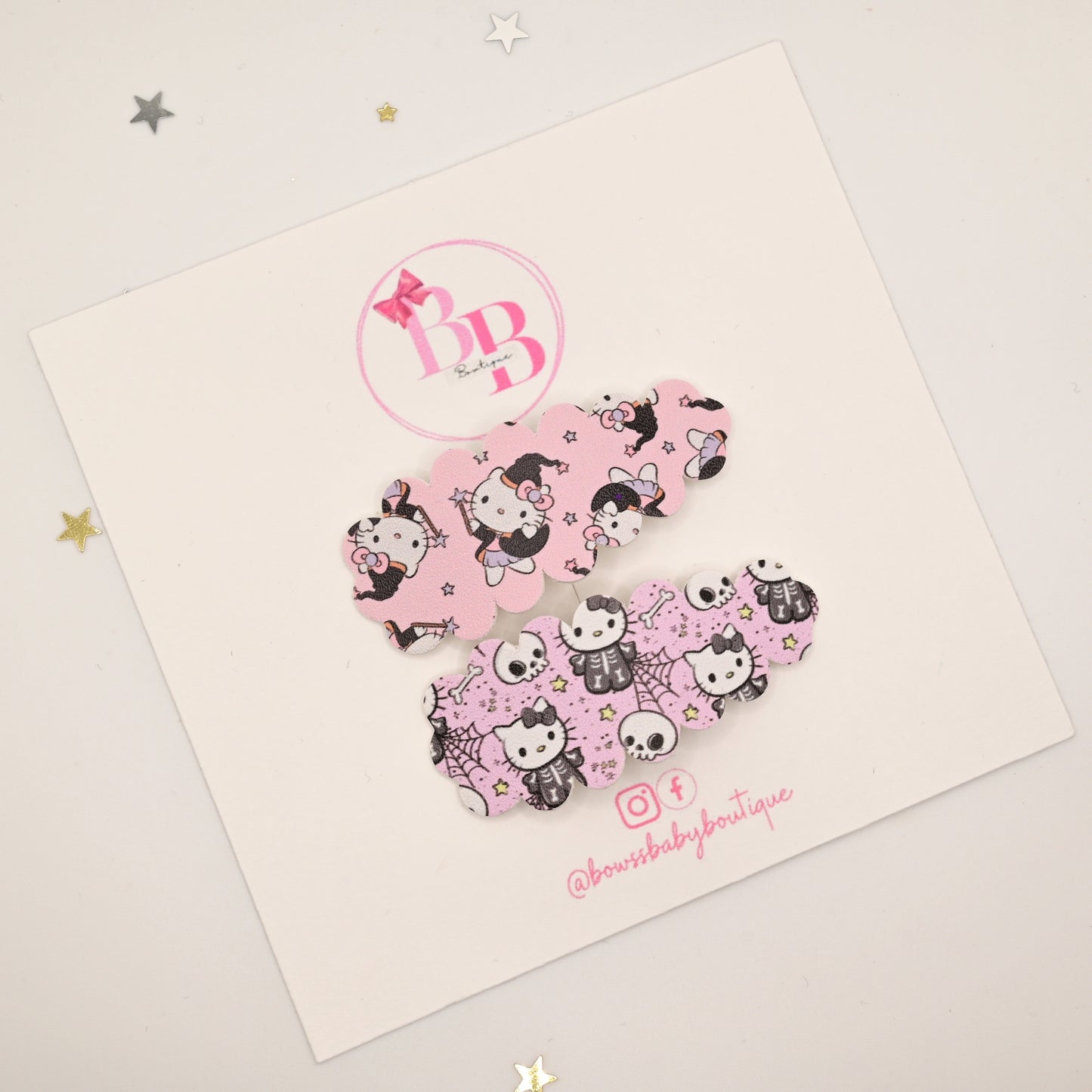 Kitties- 2" Snap Clips